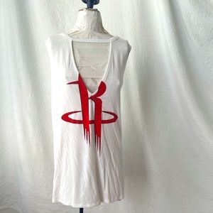 NWT Express Houston Rockets Womens tank top Sz L